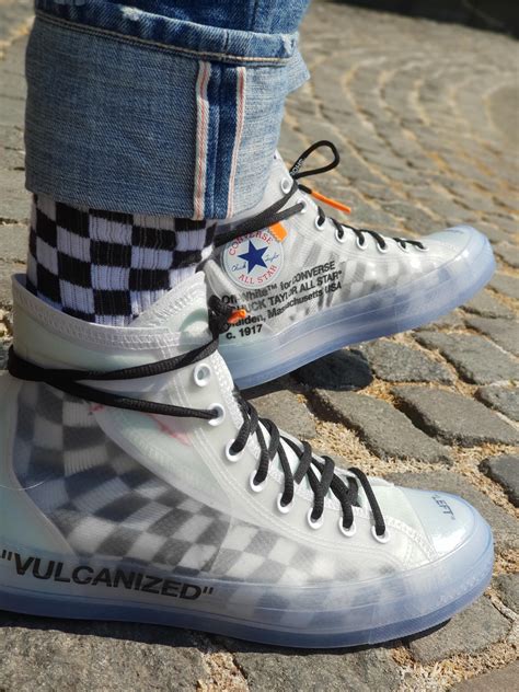 off white converse with gucci socks|Converse x Off.